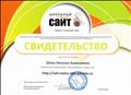 Свидетельство участника проекта "Школьный сайт" Свидетельство участника проекта "Школьный сайт"